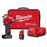 Milwaukee 2554-22 M12 FUEL 3/8" Stubby Impact Wrench Kit