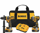 DEWALT DEW-DCK2100P2 20V MAX Brushless Cordless 2-Tool Kit Including Hammer Drill/Driver With FLEXVOLT ADVANTAGE