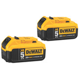 DEWALT DEW-DCB205-2  2 Pack of 20V MAX Li-Ion Battery 5.0AH