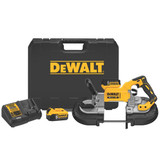 DEWALT DEW-DCS374P2  20V MAX Brushless Deep Cut Band Saw Kit with 2x 5.0Ah Batteries