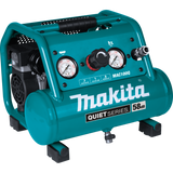 Makita MAK-MAC100Q Quiet Series, 1/2 HP, 1 Gallon Compact, Oil-Free, Electric Air Compressor