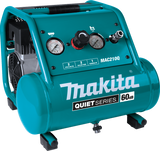 Makita MAK-MAC210Q Quiet Series, 1 HP, 2 Gallon, Oil-Free, Electric Air Compressor