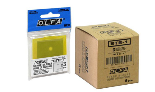 Olfa Blades OLFA-BTB-1 43mm REPL. Scraper Blade 3pk
