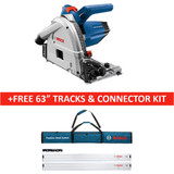 Bosch BOS-GKT13-225L 6-1/2 In. Track Saw with Plunge Action and L-Boxx Carrying Case